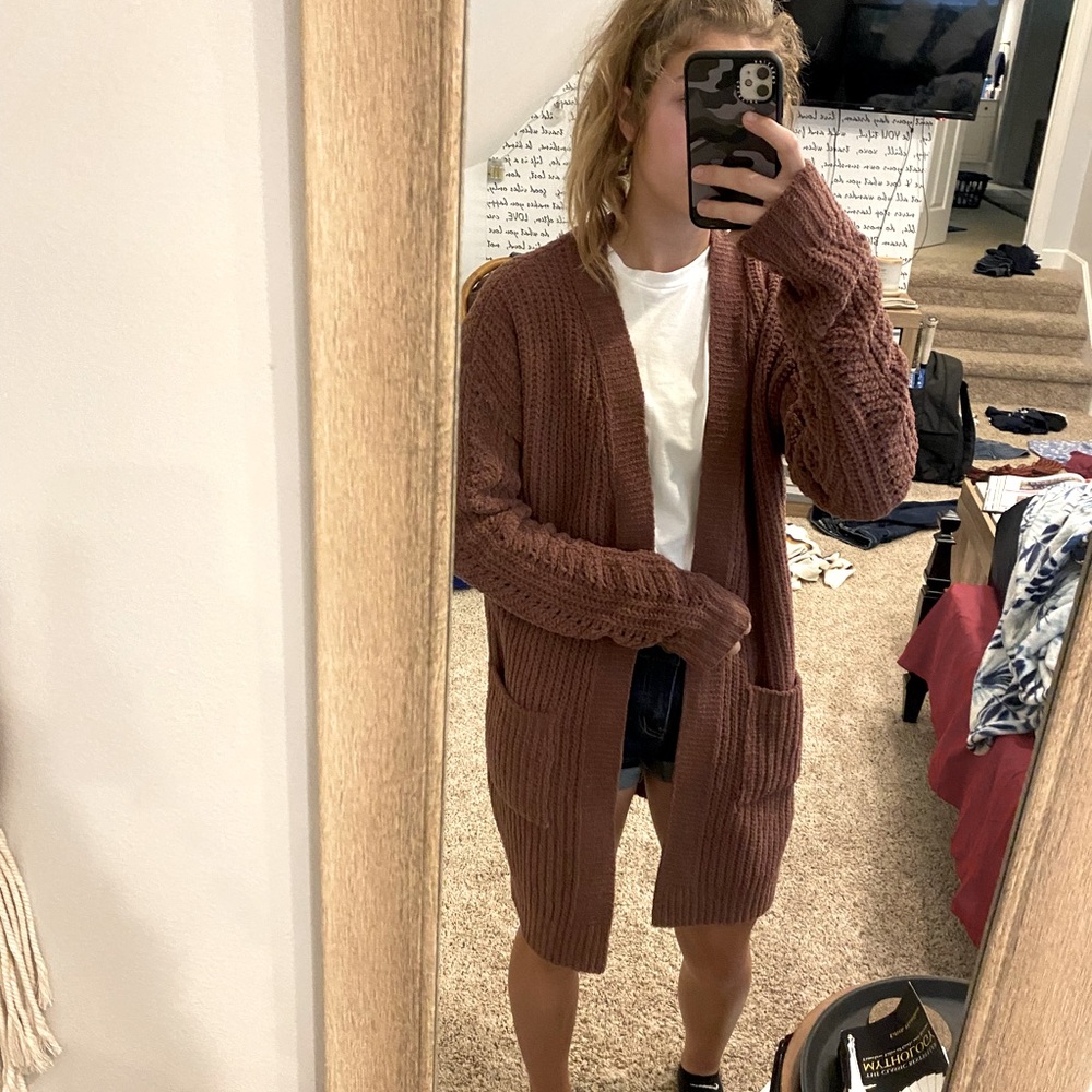 LOVE TREE Knitted Cardigan